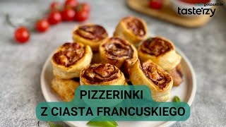 Pizzerinki z ciasta francuskiego  najłatwiejszy przepis [upl. by Sissie]