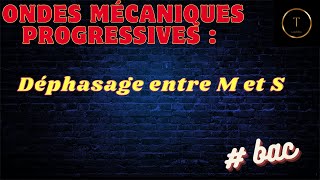 04ondes mécaniques progressives déphasage entre M et S [upl. by Maddocks767]