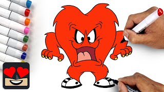 How To Draw Gossamer  Looney Tunes [upl. by Catlin]