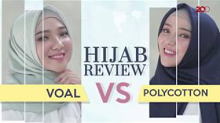 Ini Bedanya Hijab Voal dan Polycotton [upl. by Iam]