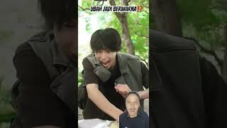 UBAH JADI BERWARNA⁉️ snowman funny entertaining comedy memes music cover strange issei [upl. by Eniale]