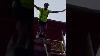 Dont do bungee jumping mistake bungeejumping mistakes shorts short viralvideo adventure vlog [upl. by Liba]