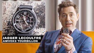 Robert Downey Jr Shows Off His Epic Watch Collection  GQ [upl. by Enitsenrae]