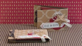 DIY  Minibook  Freude im Advent  Stampin Up [upl. by Nered]