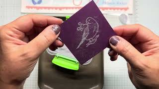 Tips amp Tricks for perfect Heat Embossing with Melanie [upl. by Wilkens383]