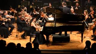 Pianist Yoonsoo Rhee이윤수 in San Vito al Tagliamento Italy with FVG Mitteleuropa Orchestra [upl. by Richer]