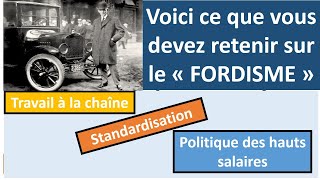 Lorganisation scientifique du travail  Apport du FORDISME [upl. by Garett]