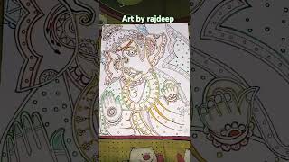 Jai Ganeshart by rajdeepjamini roy paintingdrawing [upl. by Allez]