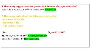 Mole Concept  JMR CHEMISTRY [upl. by Teresita]