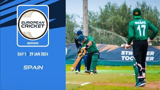 🔴 ECS Spain 2024  Day 1  T10 Live Cricket  European Cricket [upl. by Kobi]