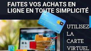 Carte visa virtuelle rechargeable par mobile money Noupia [upl. by Linnet]