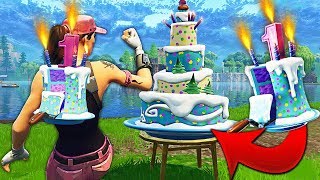 FAIRE les DÉFIS DANNIVERSAIRE de FORTNITE Battle Royale [upl. by Tessil]