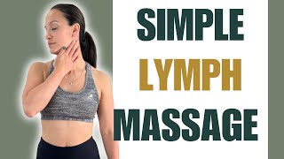 Simple Daily Lymphatic Massage for Autoimmune Healing [upl. by Senn981]