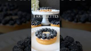 Blueberry Tartelettes Recipe 🤍 [upl. by Oirram]