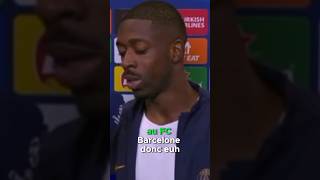 Ousmane Dembélé se dit imperturbable après le match face au FC Barcelone [upl. by Jerrie]