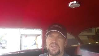 Headliner Replacement 1957 Chevy Belair 2 Door Post Car [upl. by Ecnar]