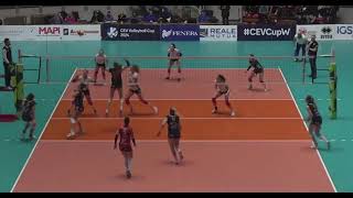 Avery Skinner  CEV Cup Chieri vs Chemik Police Volleyball Highlights [upl. by Glen]