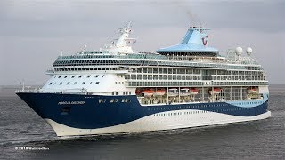 MARELLA DISCOVERY  very first maiden call of MARELLA CRUISES in Bremerhaven  4KQualityVideo [upl. by Goodson90]