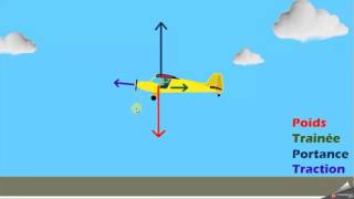 Les effets de forces appliquées à un avion [upl. by Petty859]