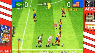 Brazil  Super Sidekicks 2 Longplay  Arcade 073 [upl. by Sacha]