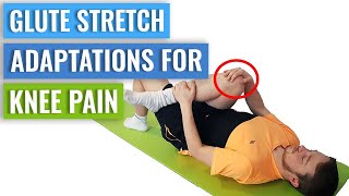 Knee Pain When Stretching Your Glutes Heres What You Can Do Instead [upl. by Aniras]