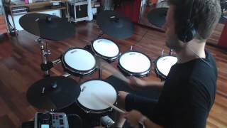 Alesis DM10X Mesh Kit optimized by drumtec [upl. by Reywas]