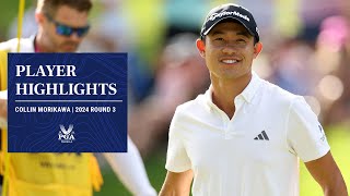 Collin Morikawa Shares Lead After 4Under 67  Round 3 Highlights  2024 PGA Championship [upl. by Bathesda390]