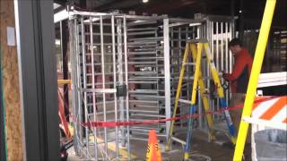 High Security Turnstile Installation [upl. by Leanna]