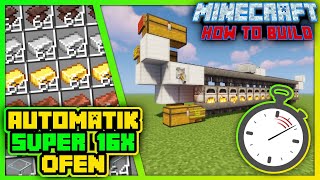 Automatischer SUPER OFEN schnell amp einfach 🔸 Minecraft 121 amp 120 Tutorial 🔸 Neostrics [upl. by Ecnerual961]