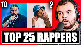 TOP 25 RAPPERS IN THE WORLD [upl. by Ydasahc]