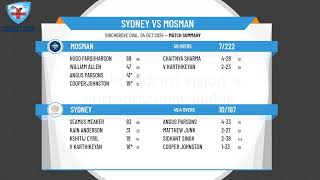 Sydney v Mosman [upl. by Ahtnicaj]