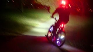 Bike Lights Demonstration Dosun Seca NiteFlux Dinotte [upl. by Lolly]