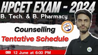 HPCET Exam 2024 B Tech amp B Pharmacy Counselling start  HPTU latest update  Inspiring Agricon [upl. by Anividul122]