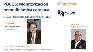 POCUS Monitorización hemodinámica cardíaca con Dr Jorge Rabat [upl. by Castor579]