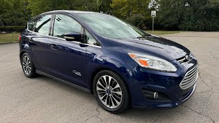 2017 Ford CMAX Energi Titanium  walk around ￼ Hybrid and Electric Car Sales [upl. by Nirehtak]