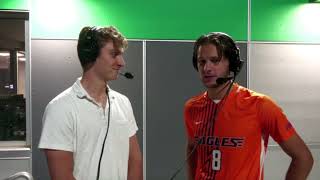 Mens Soccer Postgame Interview vs University of New Haven 91724 [upl. by Niriam791]