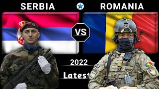 Serbia Vs Romania Military Power Comparison 2022  Romania Vs Serbia  Military power comparison [upl. by Anayt]