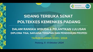 Sidang Terbuka Senat quotDalam Rangka Wisuda amp Pelantikan Lulusan DIII DIV amp Profesi Day 2 [upl. by Einnol]