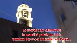 Cervione  le marché du mardi [upl. by Rennug]