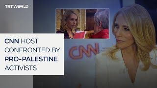 CNN host accused of being a ‘mouthpiece for the genocide’ [upl. by Ahsiekahs]