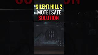 Silent Hill 2  Motel Safe 1 min guide [upl. by Ecirtac558]