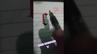 How to write Gothics Calligraphy lowercase letter c calligraphy art handwriting [upl. by Mcclimans]