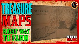 Treasure Maps RIGHT Way to FARM in Red Dead Online [upl. by Gayl]