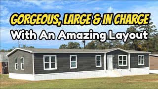 GORGEOUS LARGE amp IN CHARGE Double Wide Mobile Home Bolt By Clayton Homes [upl. by Yemaj]