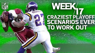 The Craziest Week 17 Playoff Clinchers in NFL History  NFL Vault Stories [upl. by Eidak423]