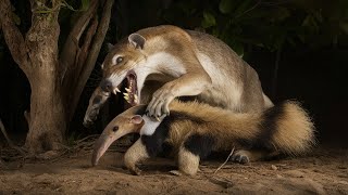 Wild Predator Attacks Anteater In HeartStopping Moment [upl. by Audris]