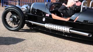 Melvyn Rutters Morgan Three Wheeler Jumbo Delivery 1mov [upl. by Asilehs]