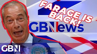 Farage is BACK  It is the BEST job Ive ever had Reform UK Leader announces return to GB News [upl. by Llehcsreh608]