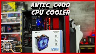 Antec C400 CPU Cooler Review feat Ryzen 5 2600 OC [upl. by Glanville]