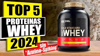 Las 5 MEJORES PROTEINAS en POLVO WHEY del 2024 sin AMINOSPIKING🥛  GUIA DEFINITIVA [upl. by Anolla40]